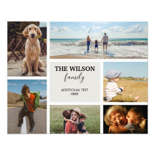 Foto Collage personalizado de 6 Recuerdos de la familia