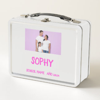 Foto COLLAGE ROSA Lunchbox , BLANCO A Personalizar