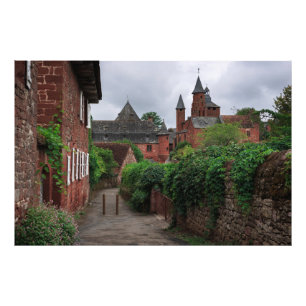Foto Collonges-la-Colorete, la impresión roja de la