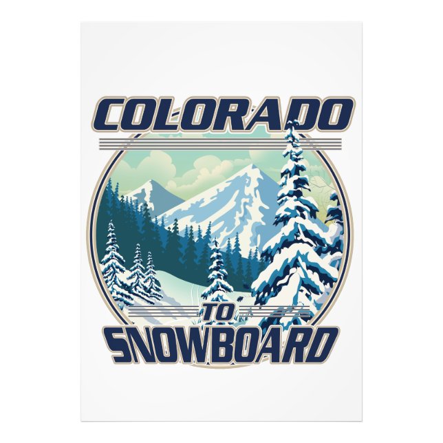 Foto Colorado para hacer snowboard (Frente)