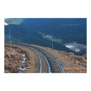 Foto Colorado subiendo a Pikes Peak Photo Poster.