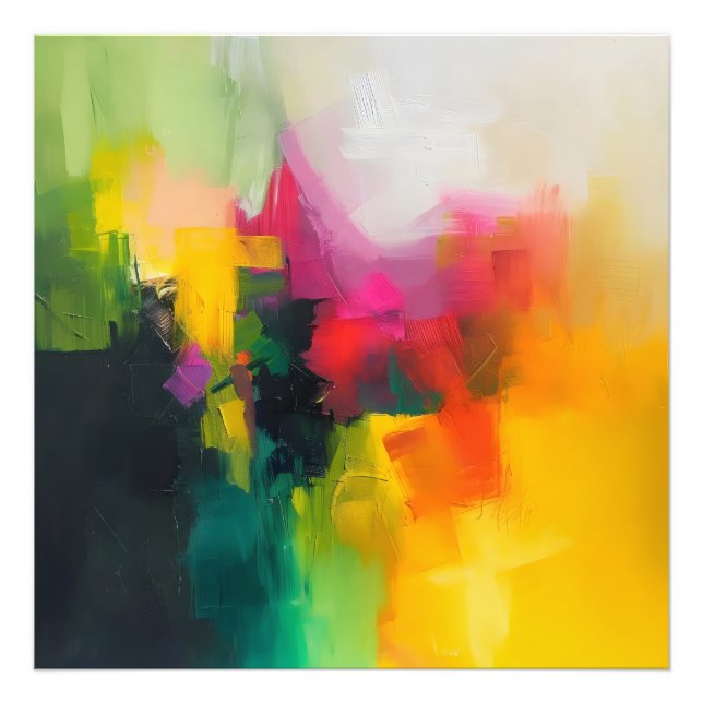 Foto Colores brillantes Resumen Arte (Frente)