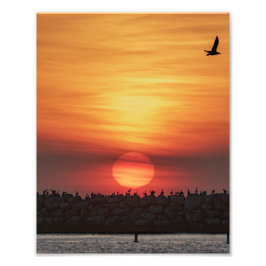 Foto Colores de puesta de sol hermosos - Marina Del Rey