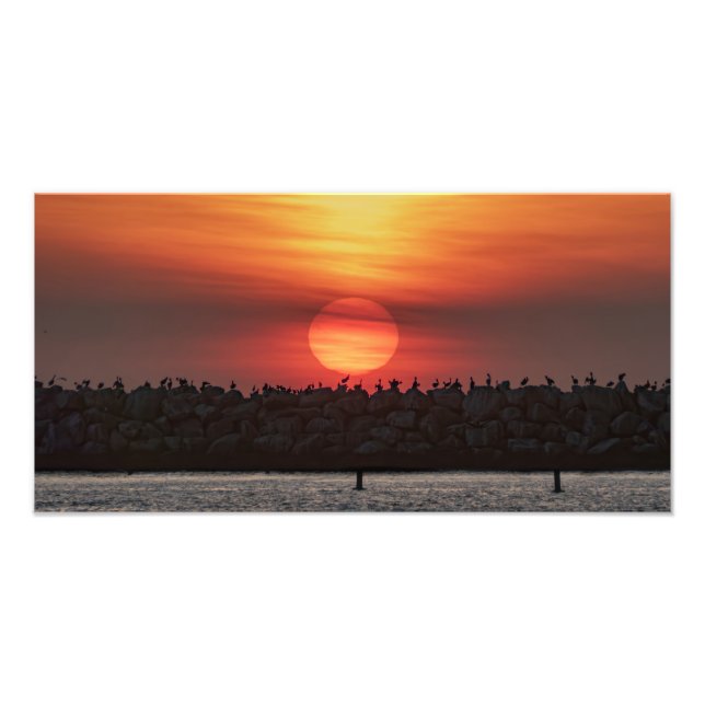 Foto Colores Hermosos de la Puesta de Sol - Marina Del  (Frente)