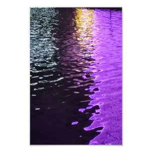 Foto Colores Prestados Agua Nocturna Abstracta