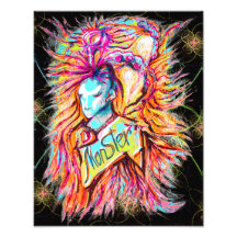 Colorida Alien Monster Art Pen Dibujando fantasía