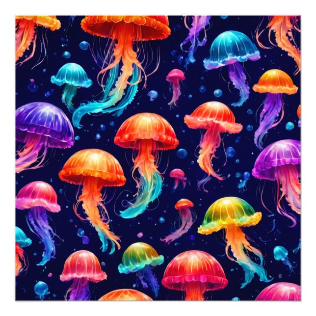 Foto Colorida medusa (Frente)