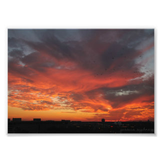 Foto Colorido atardecer