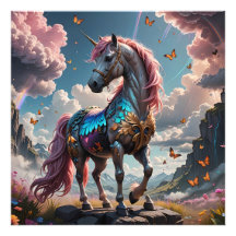 Colorido rompecabezas de unicornio