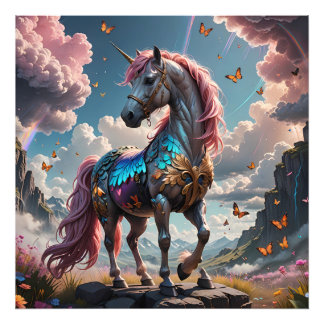 Foto Colorido rompecabezas de unicornio