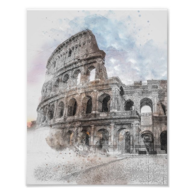 Foto Colosseo acuático Roma Italia (Frente)