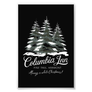Foto Columbia Inn Pine Tree Vermont A White Navidades