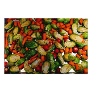 Foto Comida real: bandeja de verduras