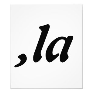 Foto Comma La Kamala Harris - diseño de texto personali