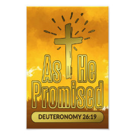 Foto Como Prometió Deuteronomio 26:19 | Relación 2:3