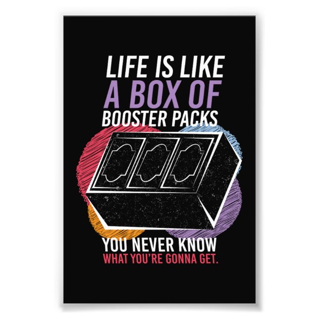 Foto Como Una Caja De Booster Packs Tarjeta Comercial (Frente)