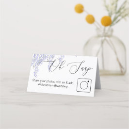 Foto Compartir tarjeta de mesa plegada Wisteria