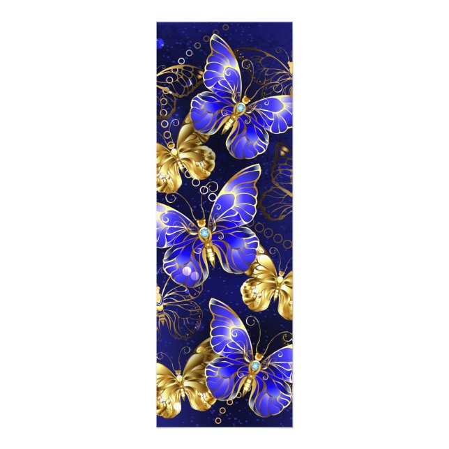 Foto Composición con mariposas de zafiro (Frente)