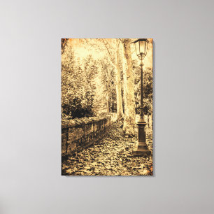 FOTO CON EFECTO ANTIGUO en paisaje en impresión en