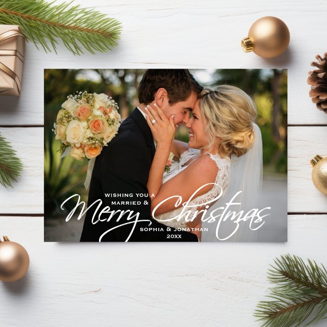 Foto con letras de mano de navidad casada y con am (Subido por el creador)