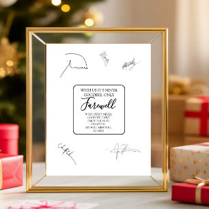 Foto Con nosotros no es solo adiós Rótulo