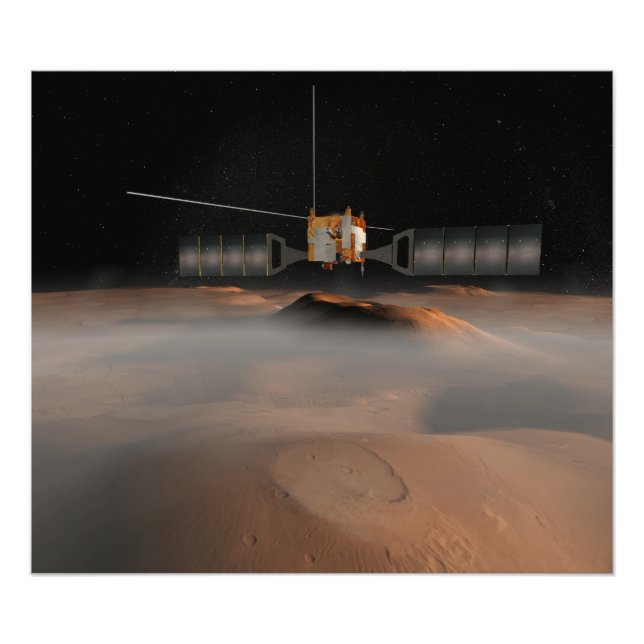 Foto Concepto artístico de la nave espacial Mars Expres (Frente)