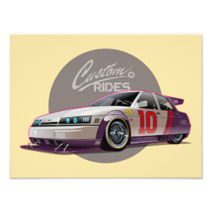 Foto Concepto de coche de carreras de ficción Custon