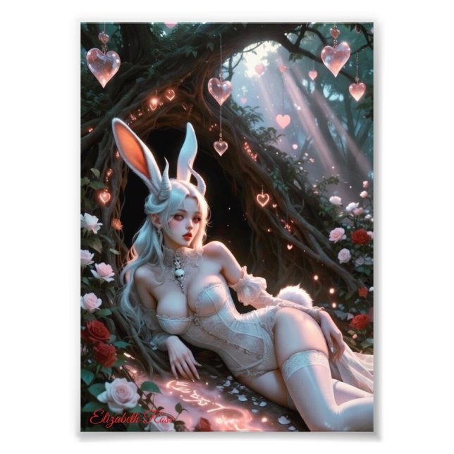 Foto Conejo de San Valentín Encantado (Frente)