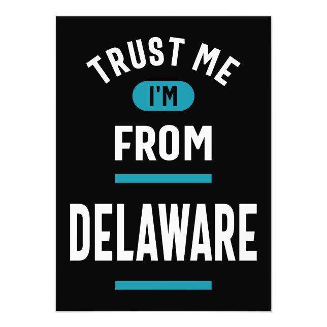 Foto Confía en mí, soy de Delaware (Frente)