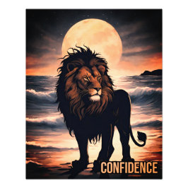 Foto Confianza inspiradora en el león oceánico