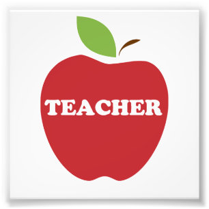 Foto Confíeme en, yo son un rojo Apple del profesor