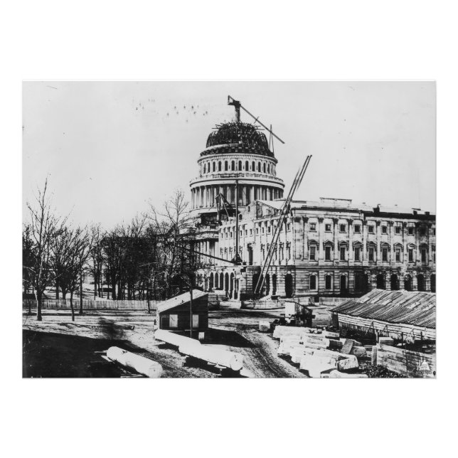 Foto Construcción de la Cúpula del Capitolio de Estados (Frente)