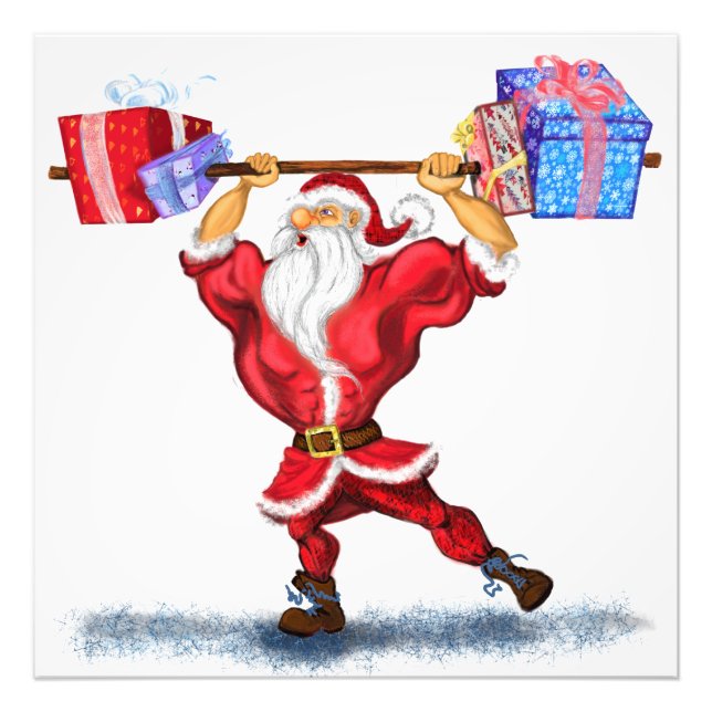 Foto Constructor de cuerpos Santa Claus con regalos de  (Frente)