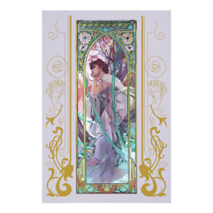Foto Contemplación vespertina de Art Nouveau Alphonse M