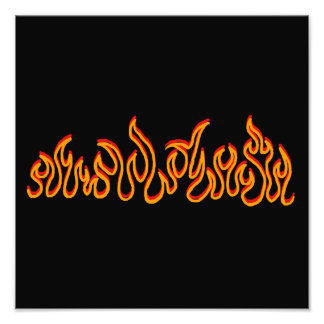 Foto Contorno de llamas de fuego