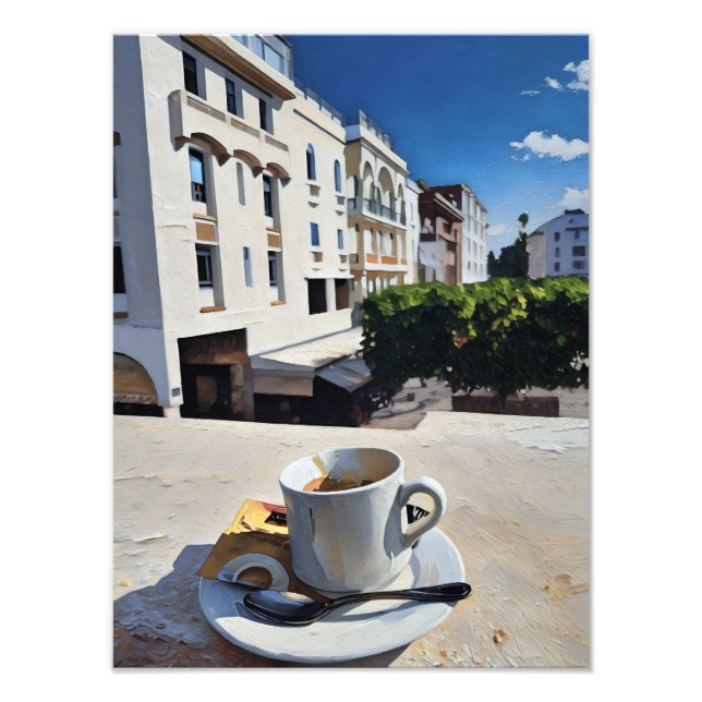 Foto Copa de Café en Balcón (Frente)
