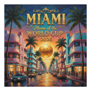 Foto Copa Mundial 2026 Boulevard del Atardecer Fútbol M