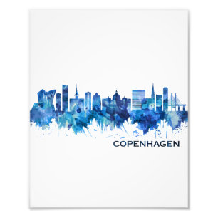 Foto Copenhague Dinamarca Skyline Blue
