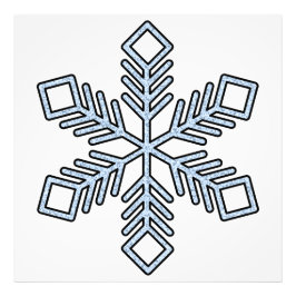 Foto Copo de Nieve Brillante - Ramas Azul Bebé