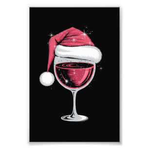 Foto Copo de vino tinto Navidad Divertida Navidad Xmas 