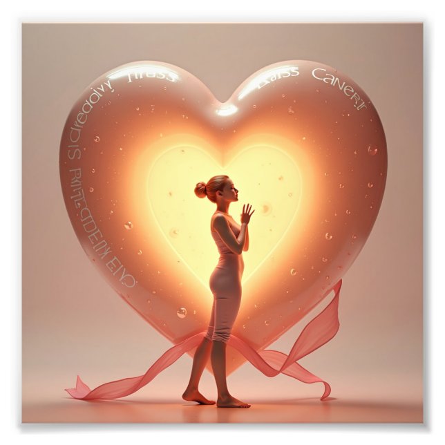 Foto Corazón brillante (Frente)