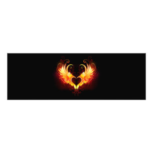 Foto Corazón de Fuego Ángel con Alas