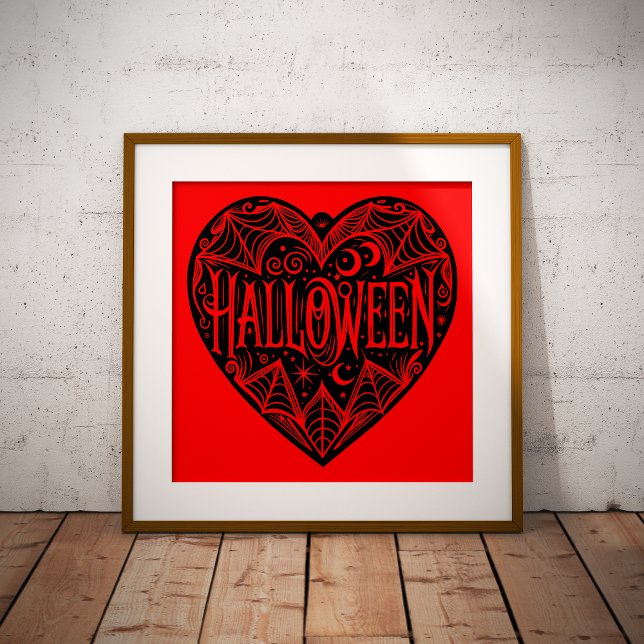 Foto Corazón de Halloween, forma de corazón negro, fest (Subido por el creador)
