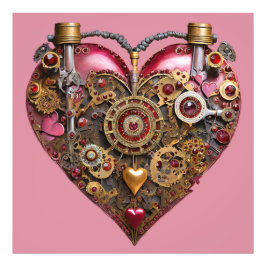 Foto Corazón de Streampunk Rubí San Valentín