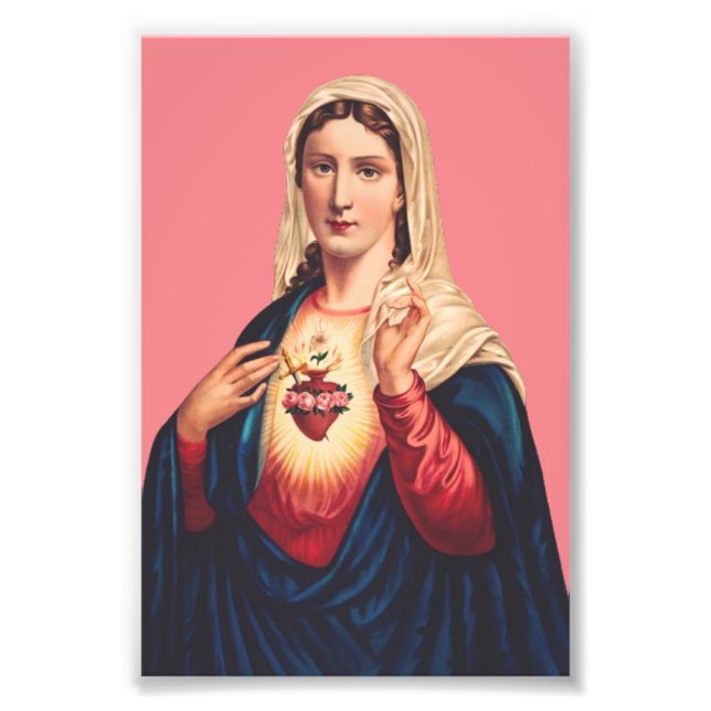 Foto Corazón inmaculado de la Virgen María (Frente)