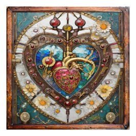 Foto Corazón Mecánico Serie Steampunk Anatómico