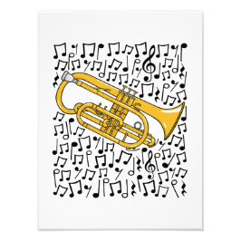 Foto Cornet Musical Notes Cornetist Brass Músico