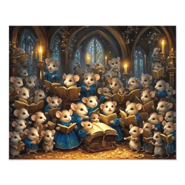 Foto Coro del ratón de la iglesia (Frente)