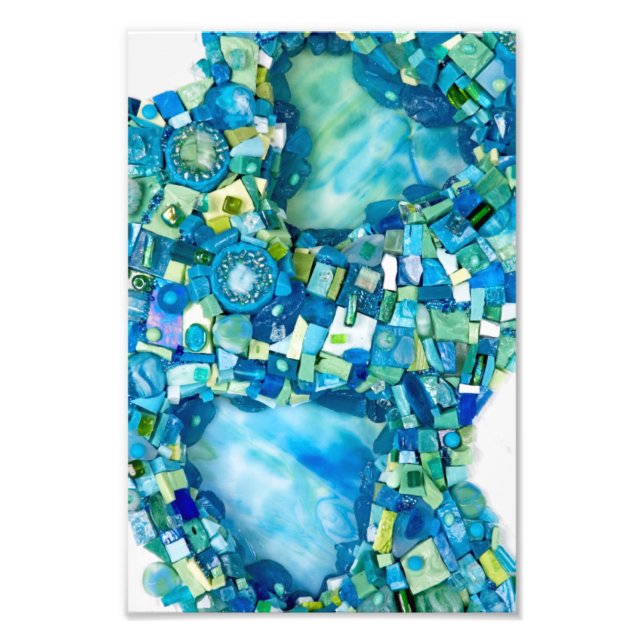 Foto Corriente de vida de medios mixtos mosaico (Frente)