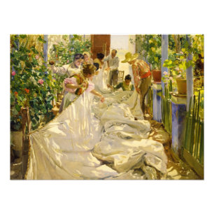 Foto Cosechando la vela por Joaquín Sorolla